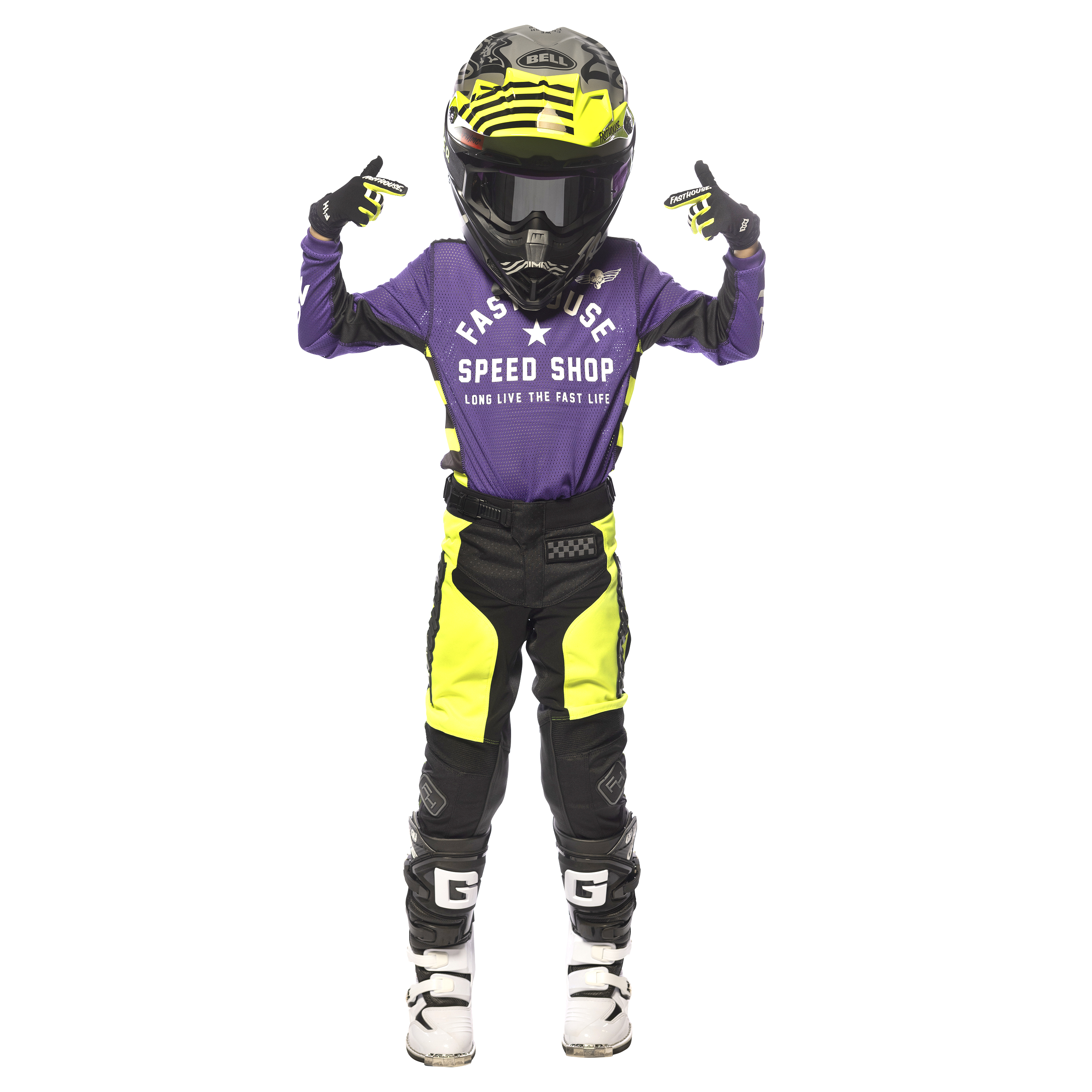 Youth A-C Grindhouse Originals Kit - Purple-Black_1